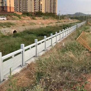 宜宾 白麻河道栏杆效果展示图