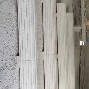 宜宾 花岗岩厂家带你看白麻花岗岩门楼大柱柱皮