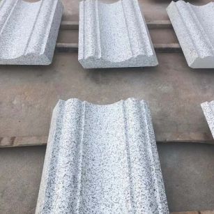 宜宾 白麻花岗岩光面别墅线条