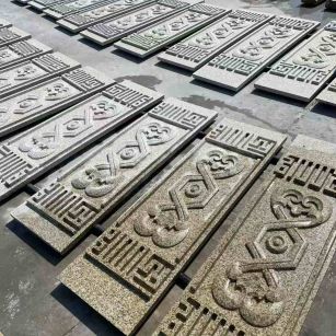 宜宾 黄金麻花岗岩外墙雕刻板