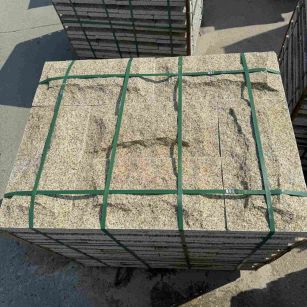 宜宾 黄金麻花岗岩石材自然面蘑菇石成品