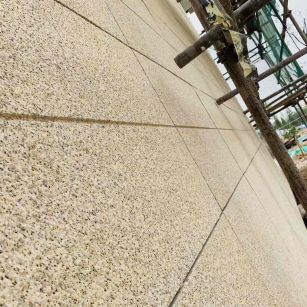 宜宾 黄金麻花岗岩荔枝面外墙干挂石材效果示例