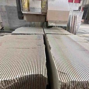 宜宾 车间生产日常，黄金麻白麻花岗岩