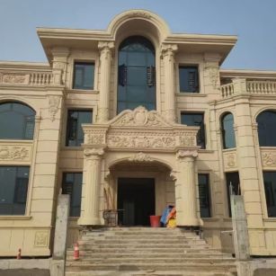 宜宾 黄金麻花岗岩别墅外墙干挂