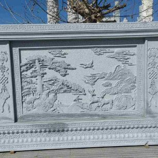 宜宾 芝麻白大型照壁，屏风，影壁