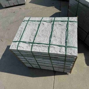 宜宾 白麻花岗岩石材自然面蘑菇石成品