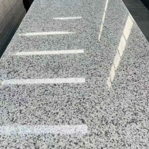 宜宾 白麻花岗岩光面毛板