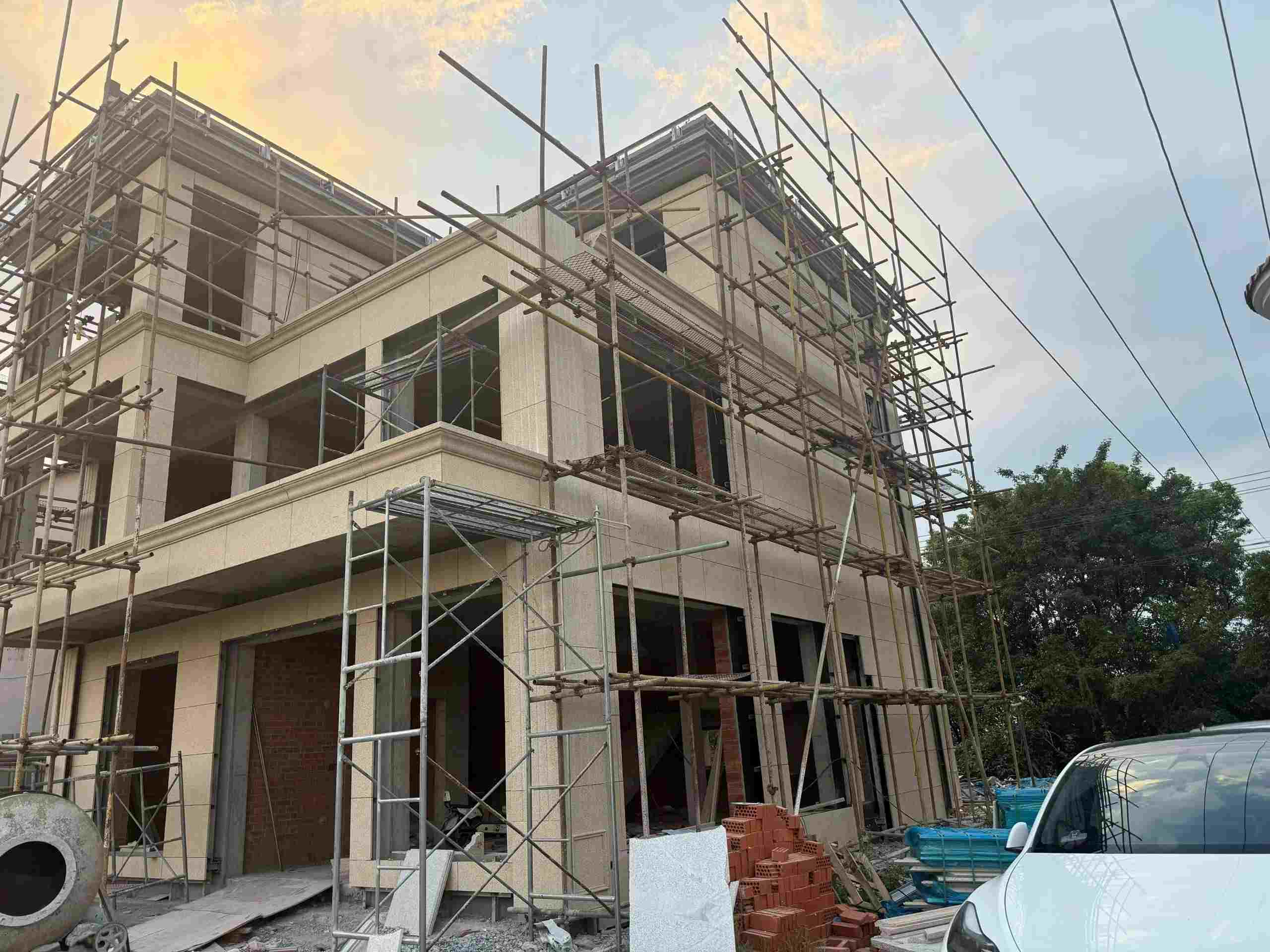 宜宾 黄金麻荔枝面花岗岩外墙干挂