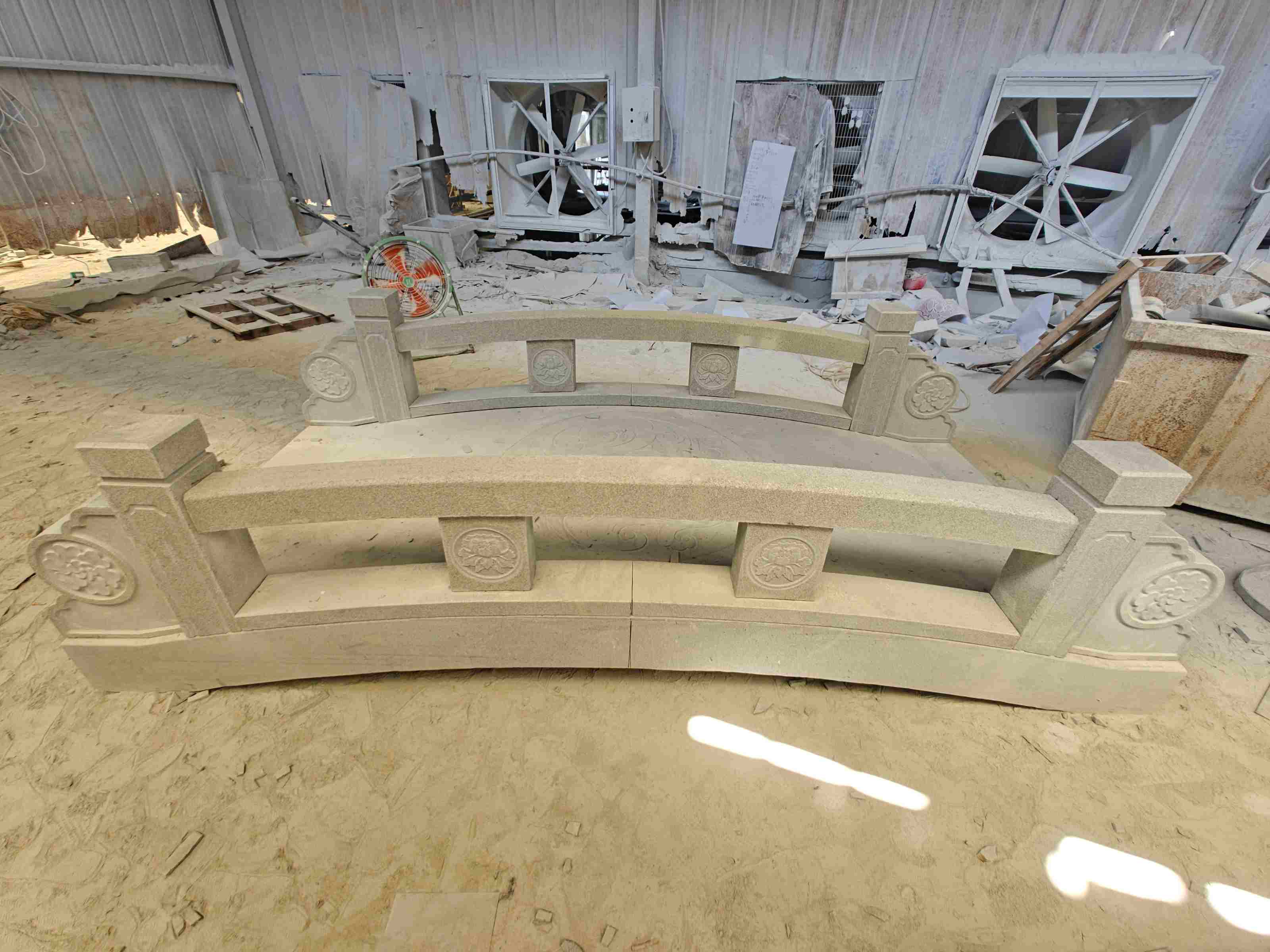 宜宾 芝麻灰花岗岩异形加工-拱桥，石桥