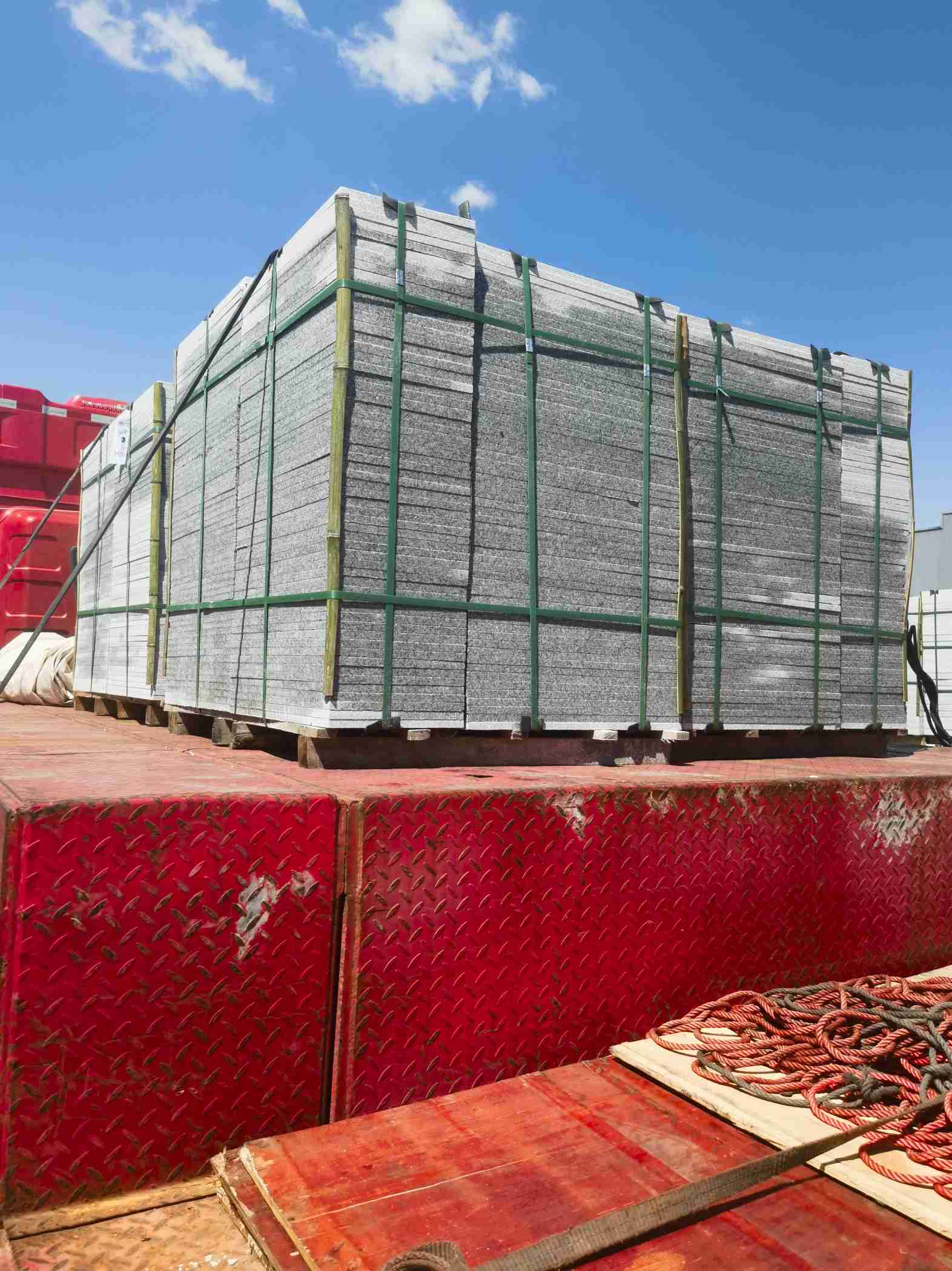 宜宾 芝麻白火烧规格板地铺石300*600/600*600