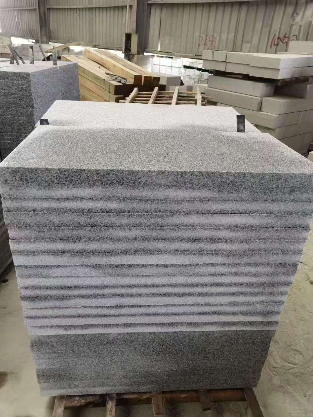 宜宾 芝麻白5公分火烧地铺成品，900*400，规格可定制