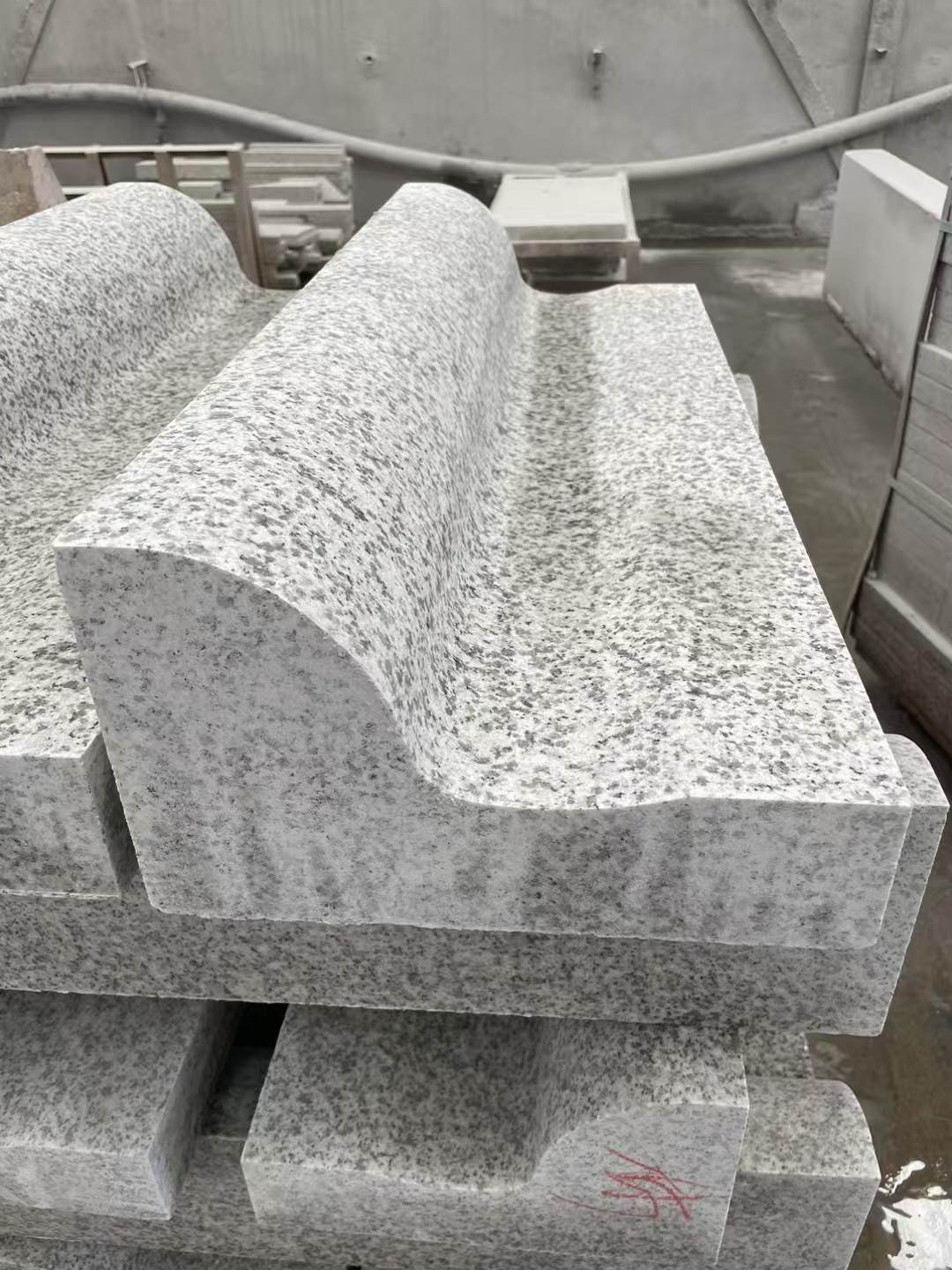 宜宾 白麻花岗岩S型路沿石，路侧石，马路牙子等