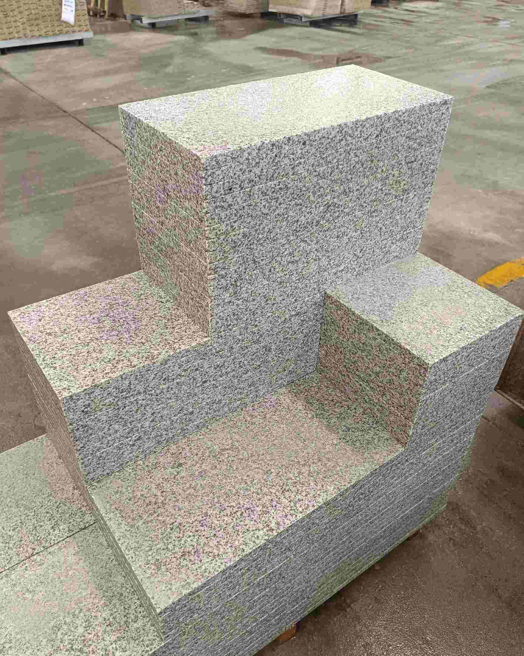 宜宾 白麻花岗岩荔枝面地铺石